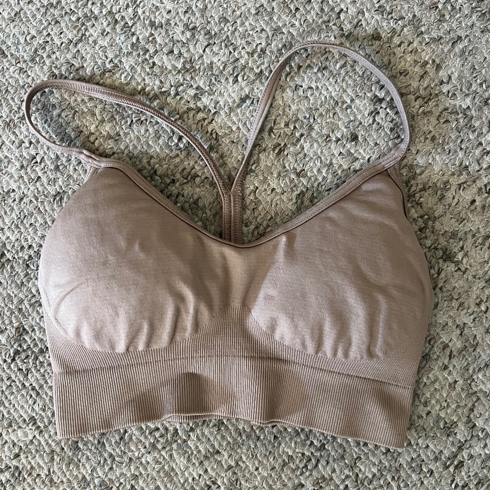 Gymshark XS Tank Top Women's Tan Brown